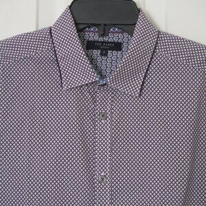 Ted Baker London Mens L/S Purple Cotton Casual Shirt - Size 15/32